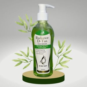 D-Tan & Radiance Face Wash with moringa ,Tee tree & Green Apple