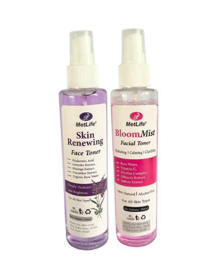 Face Mist Combo – BloomMist + Skin Renewing Toner (2 x 200ml)
