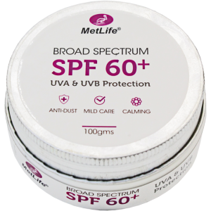Sun Block SPF-60 (UVA & UVB protection ) 100gm